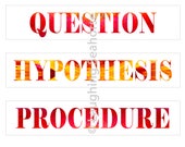 Printable Lava Fire Science Project Labels