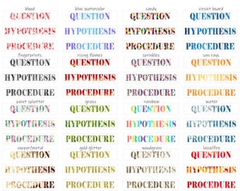 CUSTOM Printable Science Project Board TITLE