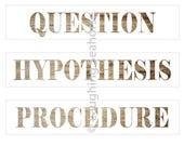 Printable Brown Wood Science Project Labels