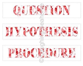 Printable Blood Cells Science Project Labels