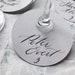 Champagne Flute Escort Cards With Handwritten Calligraphy - Etsy