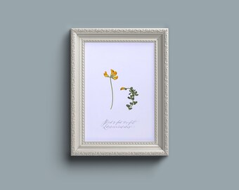 押し花ウォールアート - フレームなし A5