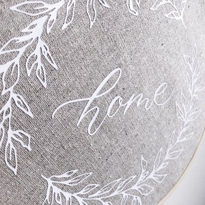 Embroidery hoop home decor / calligraphy interior decor / home sign image 3