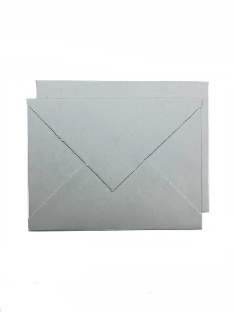 Pale Grey Handmade Paper Envelopes A5 - Etsy