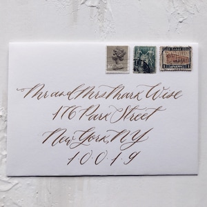 Handwritten envelope addressing - C6 size