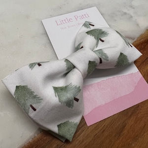 Christmas Tree Kids Bow Tie, Childrens Bow Tie, Christmas, Christmas Accessories, Clip on Bow Tie, Fabric Bow Tie, Kids Accessories