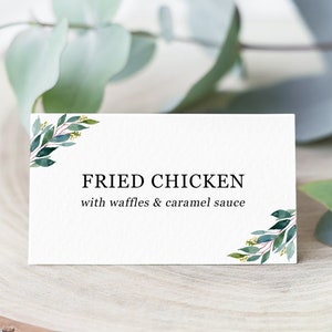 Buffet Signs, Buffet Food Signs, Printable Food Labels Template ...