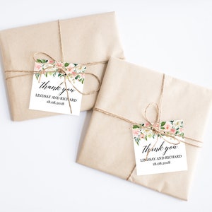 Personalized Gift Tags Template, Editable PDF, Favor Tags for ...