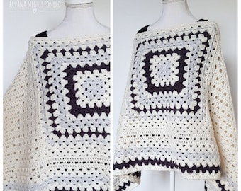 US & NL Crochet Pattern Havana Nights Poncho by Annah Haakt / Ibizastyle / Boho / Bohemian