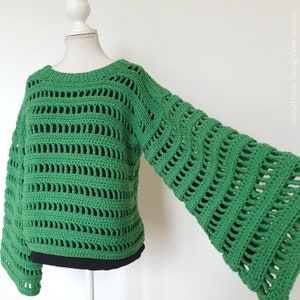 US & NL Crochet Pattern Spring Vibes Sweater by Annah Haakt