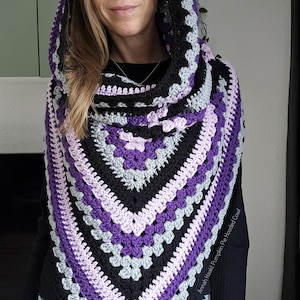 US & NL Crochet Pattern Pumpkin Pie Hooded Cowl by Annah Haakt