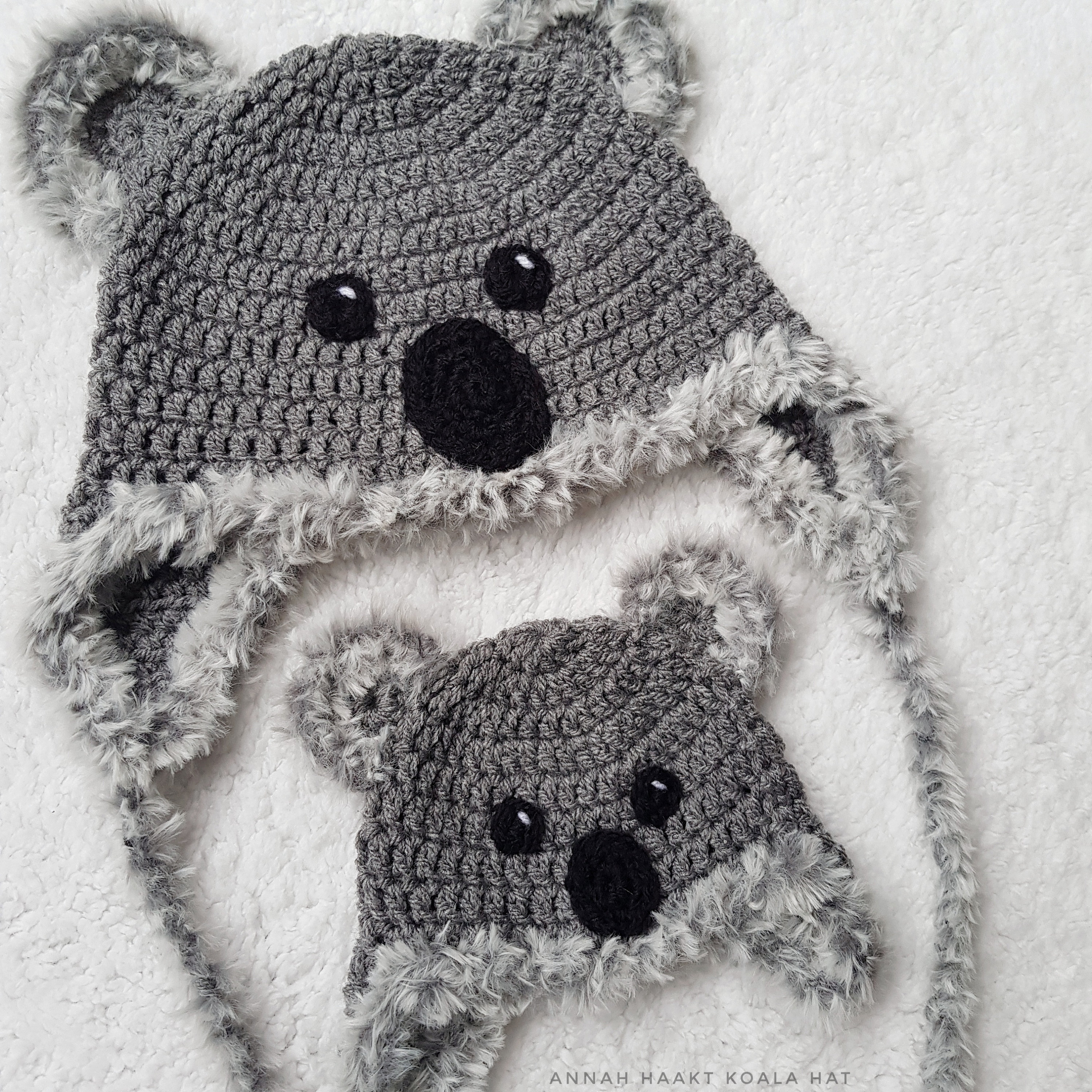 Koala Bear Hat Kit – Knit One, Crochet Too