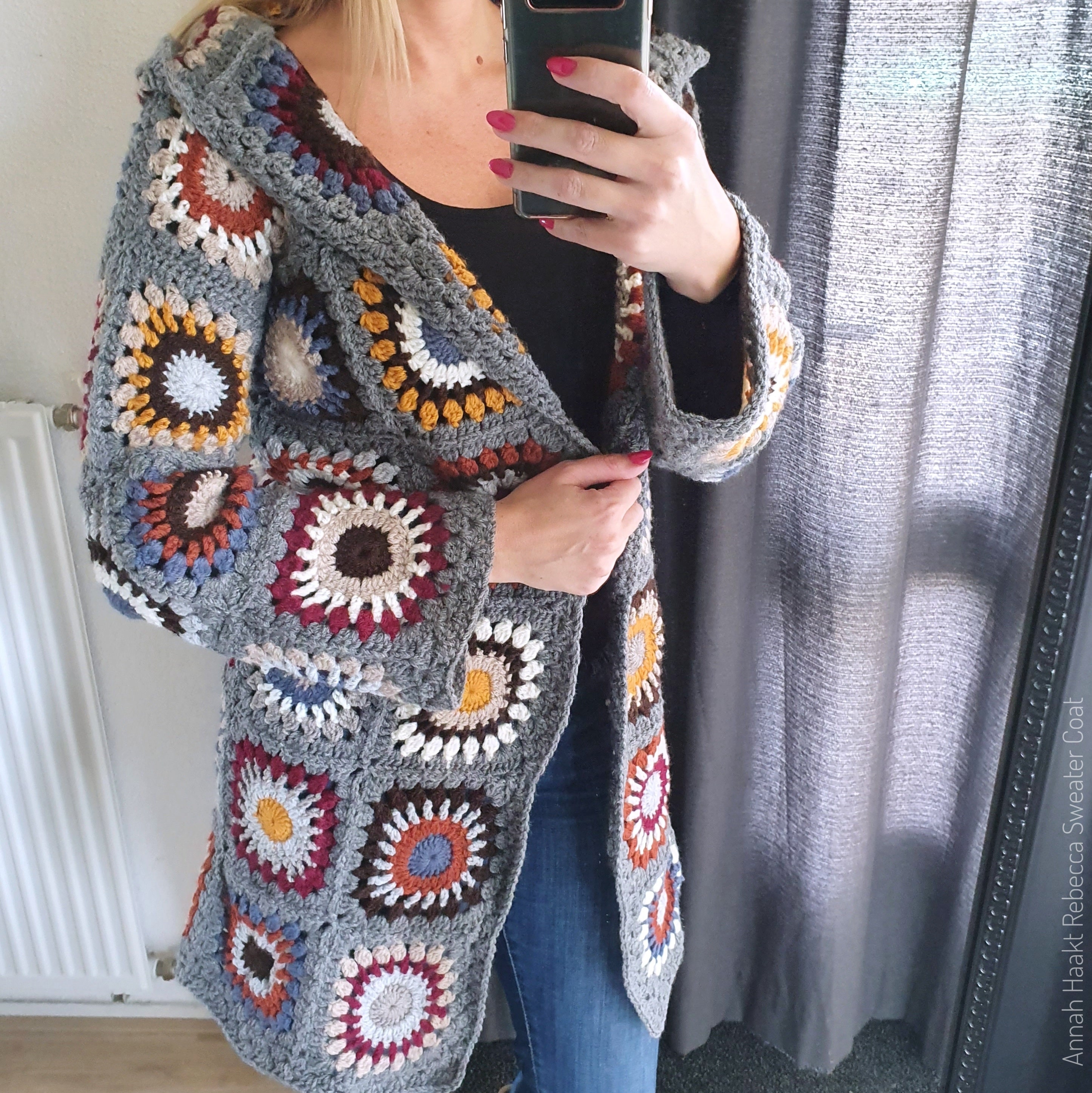 US \u0026 NL Crochet Pattern Rebecca Sweater 