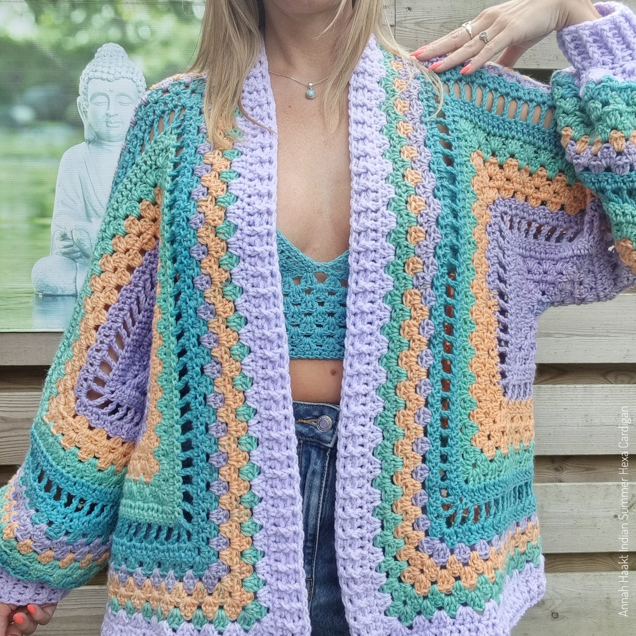 Summer store hexagon cardigan