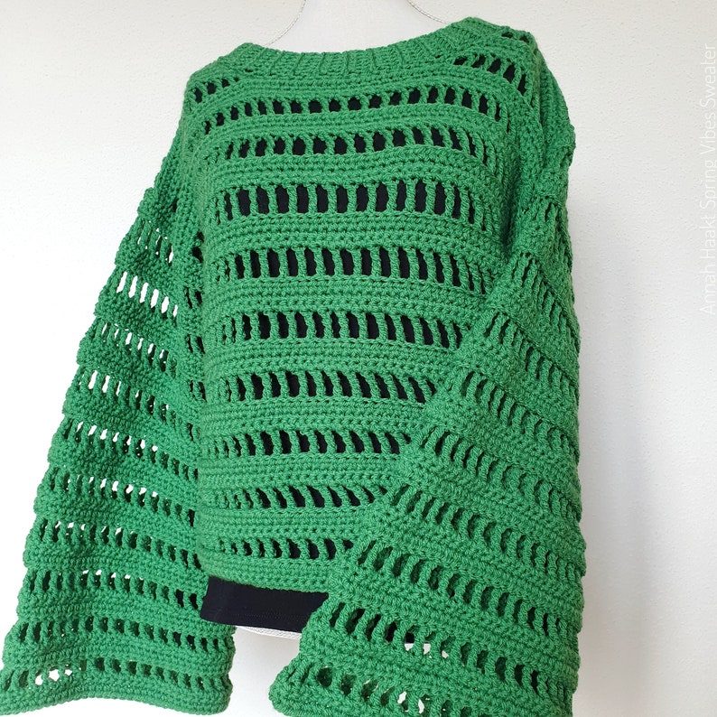 US & NL Crochet Pattern Spring Vibes Sweater by Annah Haakt image 2