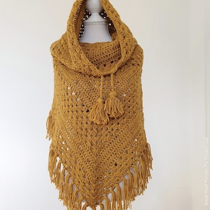 US & NL Crochet Pattern Pumpkin Pie Hooded Cowl by Annah Haakt image 2