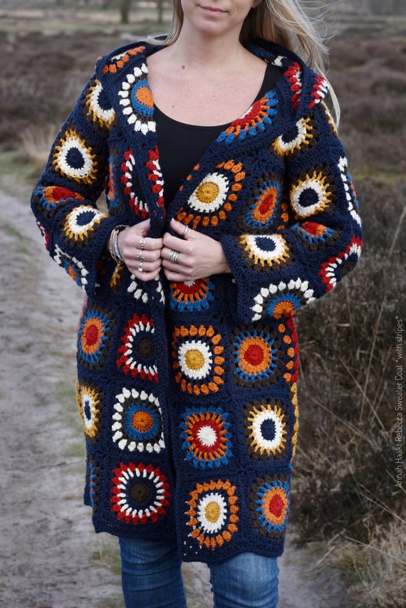 NL Crochet Pattern Rebecca Sweater Coat 