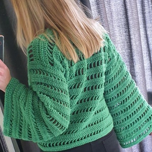 US & NL Crochet Pattern Spring Vibes Sweater by Annah Haakt image 6