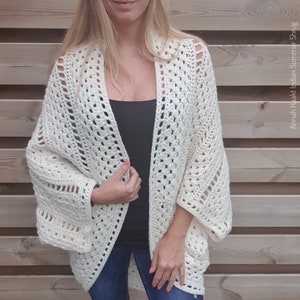 US & NL Crochet Pattern Indian Summer Shrug by Annah Haakt | Boho Style | Easy Cardigan