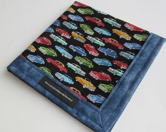 EDC Hank 1950's Vintage Cars Men's Handkerchief Gift for Car Collector