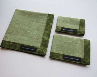 NEW! EDC Hank Green Topography Fabric Everday Carry Hank Men's Handkerchief Women's Handkerchief Three Sizes