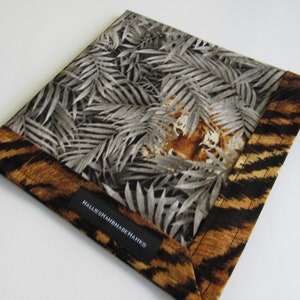 EDC Tiger Hank Everyday Carry Hank Tiger Themed Men's Handkerchief Women's Handkerchief image 3