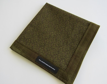 OD Green EDC Hank Olive Drab Green Men's Handkerchief Women's Handkerchief Pocket Hank Gift for Veteran Father's Day Gift