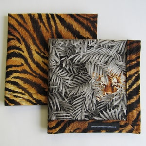 EDC Tiger Hank Everyday Carry Hank Tiger Themed Men's Handkerchief Women's Handkerchief image 1