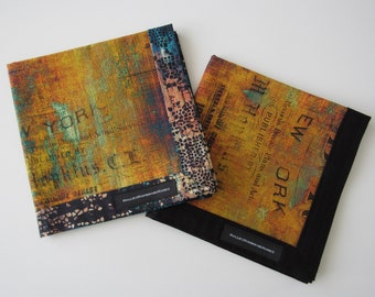 EDC Hank Urban Grunge Patina Fabric Every Day Carry Hank Men's Handkerchief Women's Handkerchief Made Just for You