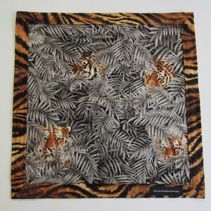 EDC Tiger Hank Everyday Carry Hank Tiger Themed Men's Handkerchief Women's Handkerchief image 5