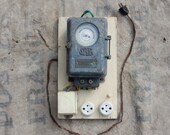 Old table electric switch Saia from the 50s 60s Vintage french industrial decor