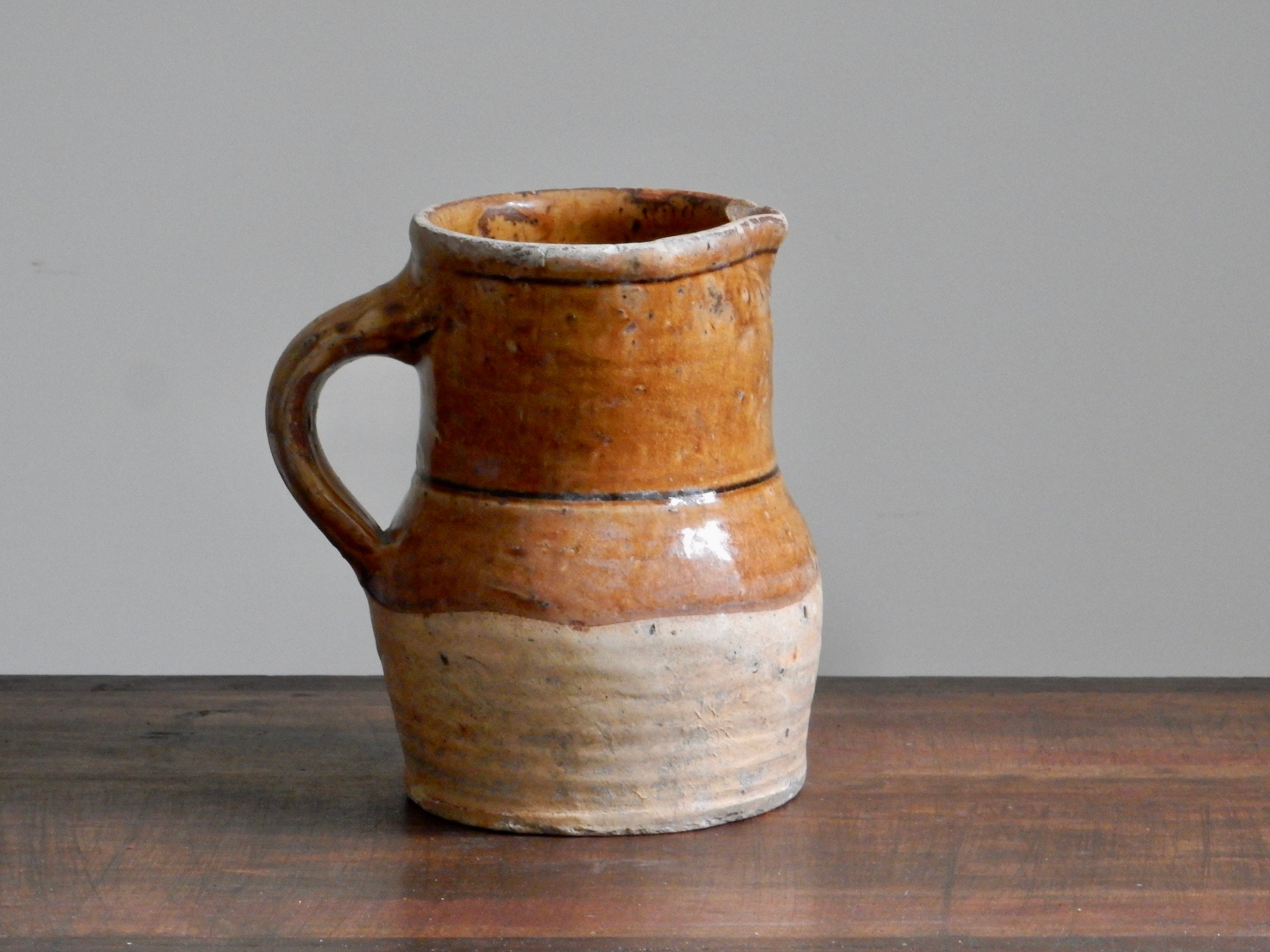 Pichet en Terre Cuite Fabriqué France/Poterie Rustique Campagne Chic