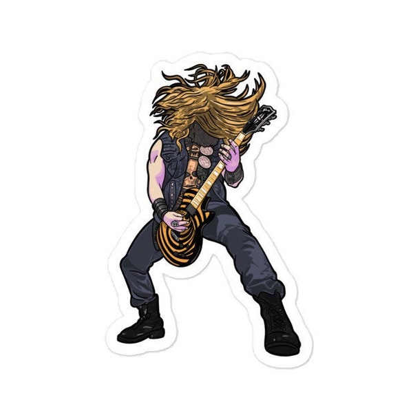 Zakk Wylde Black Label Society Heavy Metal Rock Guitarist Vinyl Decal Die cut Sticker