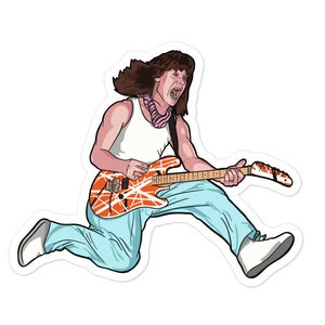 Eddie Van Halen Rock Musik Heavy Metal Vinyl Aufkleber sterben geschnitten Aufkleber