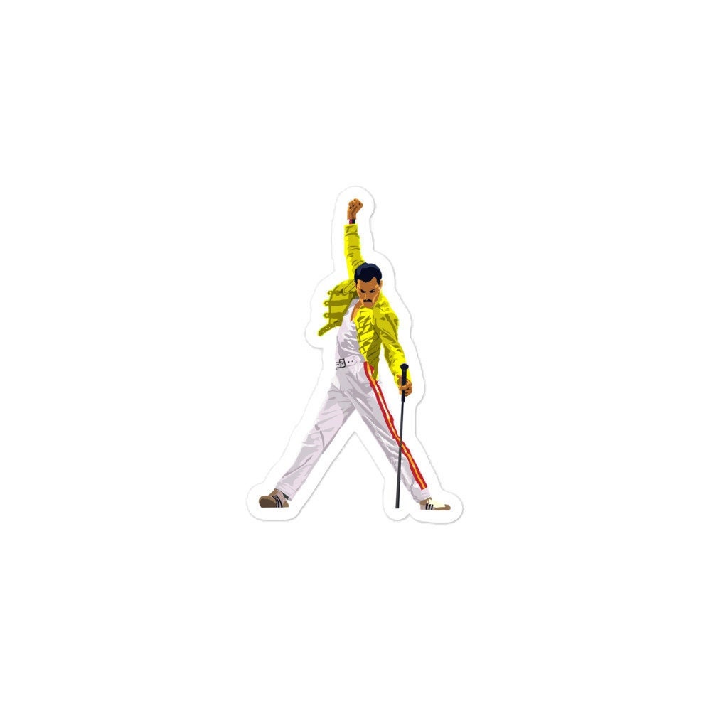 Queen Freddie Mercury Rock Heavy Metal Vinyl Decal Die cut sticker