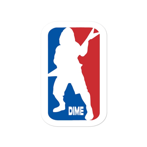 Pantera Dimebag NBA style logo Heavy Metal die cut decal vinyl sticker