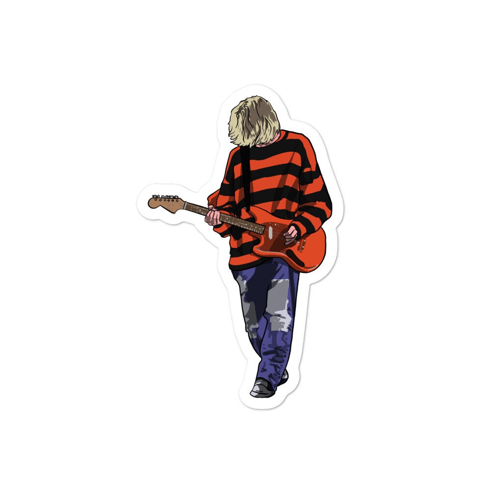 Kurt Cobain Nirvana Punk Rock Vinile Die Cut Decal adesivi Etsy Italia