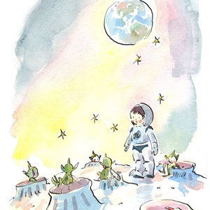 Vivero del espacio exterior dormitorio temático del espacio | Etsy