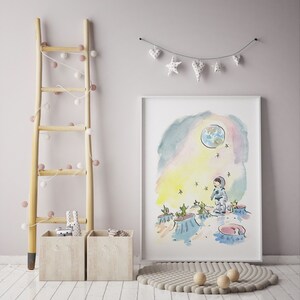 Vivero del espacio exterior dormitorio temático del espacio | Etsy