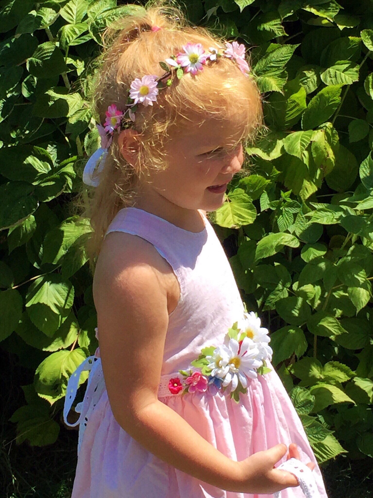 Flower girl belt daisy flower sash toddler flower girl sash Etsy