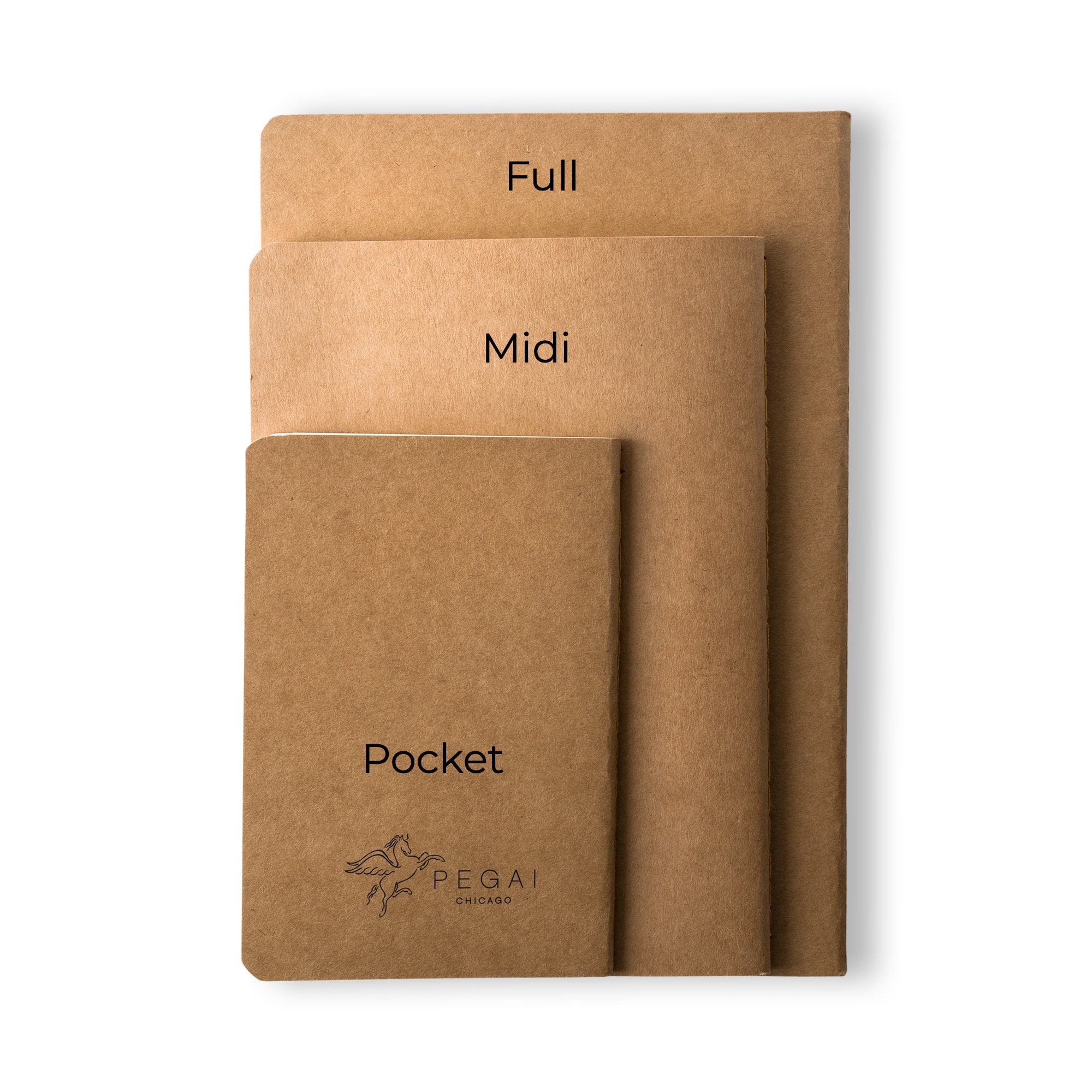 24 Pack A5 Kraft Paper Notebooks for Kids, Blank Unlined Journals (5.5 x 8.5 in), Brown