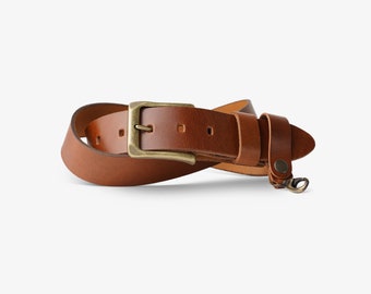 Heavy Duty Leather Belt | McKinney | Cognac