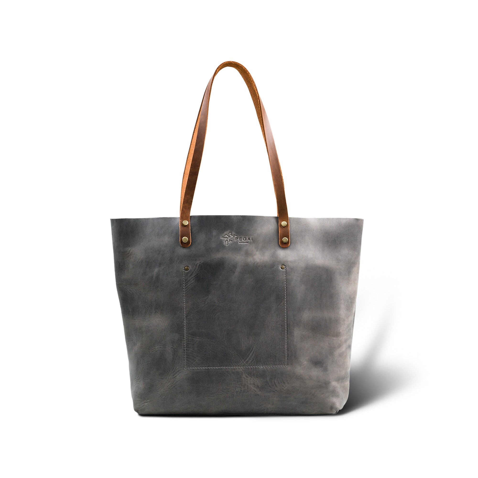 Leather Tote Bag HUGE SALE Tote w Zipper and Pocket Laptop Etsy