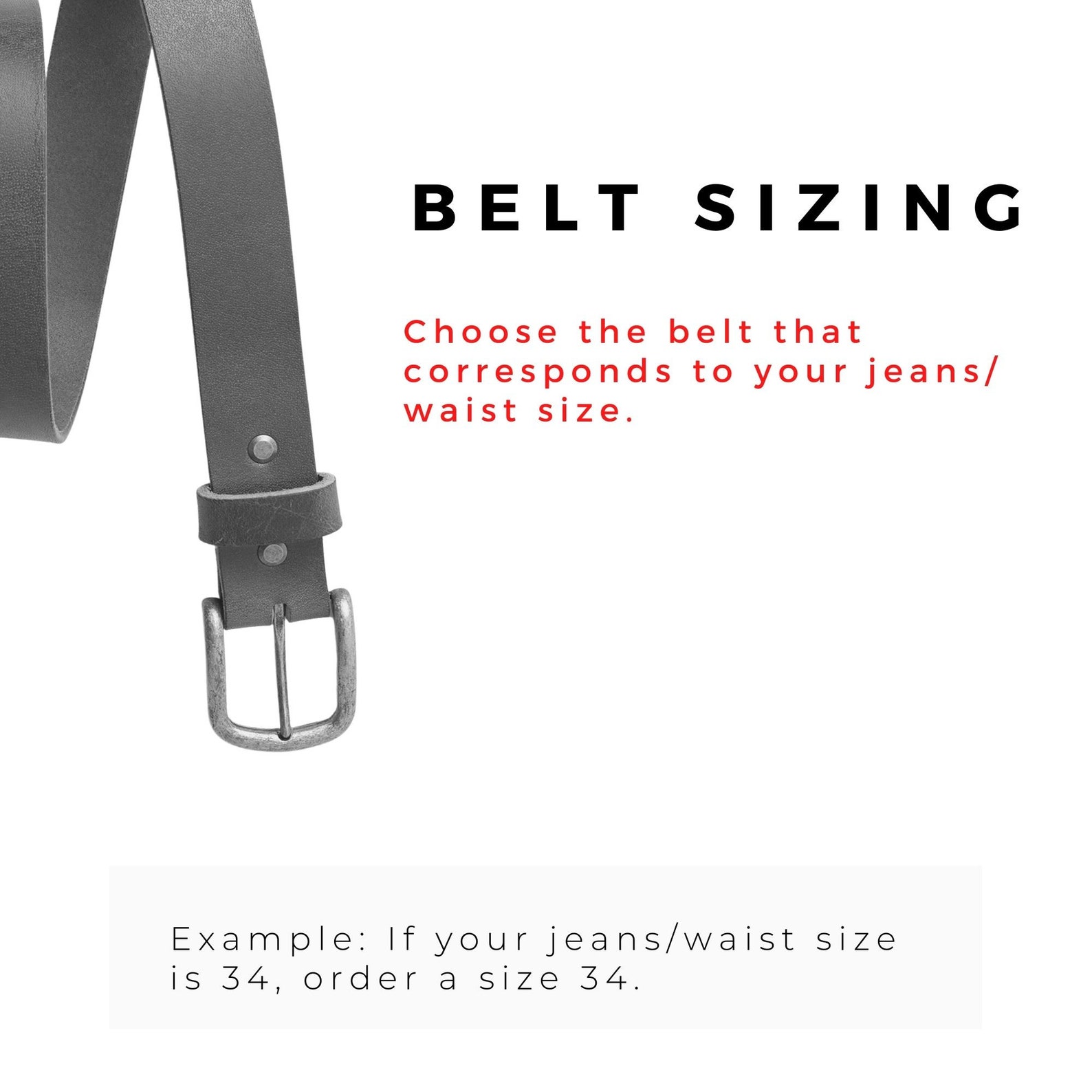 Mens Leather Belt Personalized Belt Buffalo Leather Belt | Etsy