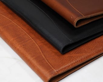 Full‑Grain Leather Executive Padfolio – Personalized Legal Pad Portfolio with Monogram or Engraving | MARSHALL