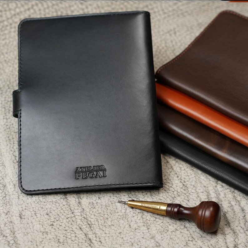 Personalized Leather Journal, Custom Refillable Rustic Notebook, Leather Gift, Leather Diary, Traveler's Notebook Cover, DuPage afbeelding 9