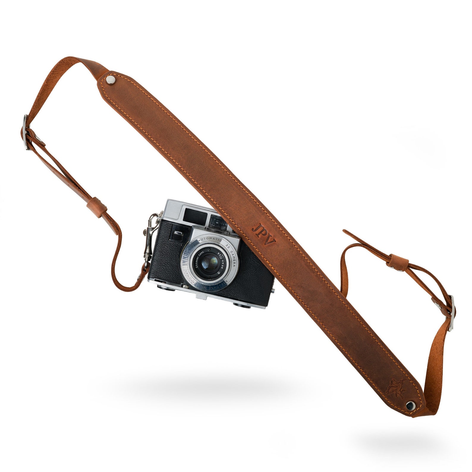 Personalized Pro Leather Camera Straps, Custom Distressed Leather