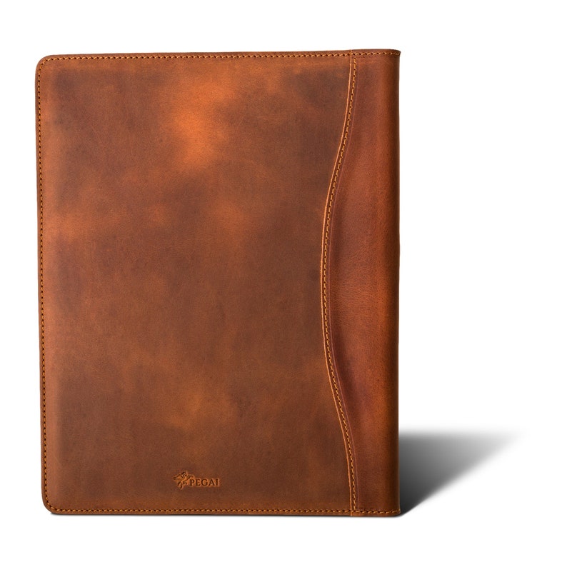 PERSONALIZED Leather Padfolio Monogrammed Leather Portfolio Etsy
