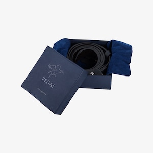 PERSONALIZED Full Grain Leather Belt for Men, Engraved Men's Belt, Custom Leather Belt, Waist Belt, Groomsmen Gifts McTroy Black image 9
