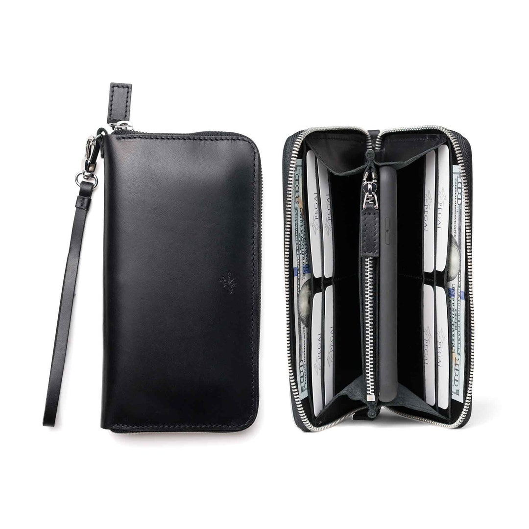 Leather Wallet with multiple compartments – PARK BAGS